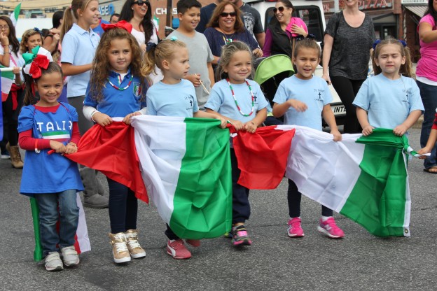Children from St. Helen's Catholic Academy in Howard Beach displayed pride in their Italian heritage at the 10th annual Howard Beach Columbus Day Parade.