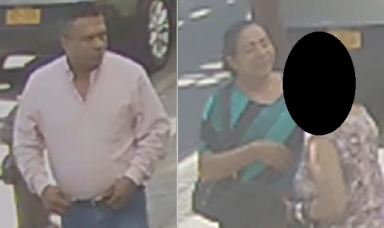 Police are looking for two suspects who scammed an 80-year-old woman into giving them $90,000.