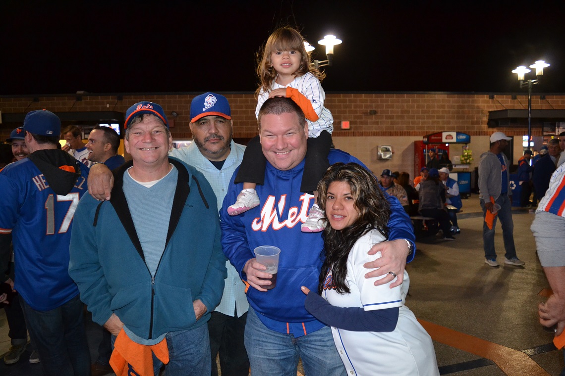 The Rohs family of Whitestone were among the thousands who enjoyed Monday's first ever playoff game at Citi Field.