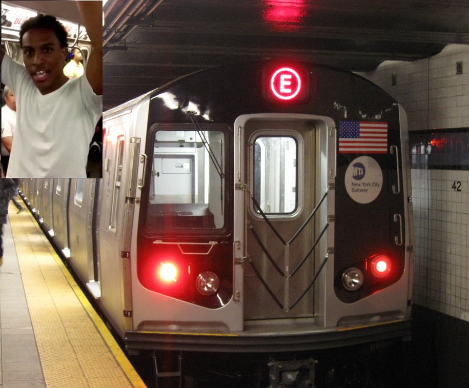 Police are searching for a suspect who assaulted a 55-year-old man on an E train last month.