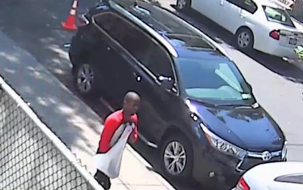 The suspect in two recent burglaries at a Glendale apartment building.