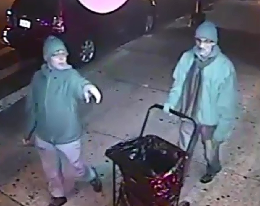 The suspects pictured above, who are wanted for an Oct. 31 burglary in Woodhaven, are also sought for a burglary pattern in Bushwick.