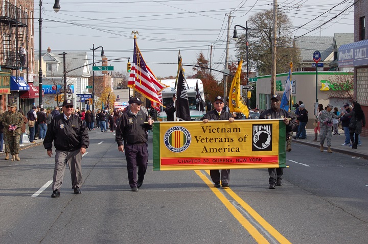 The year's Queens Veterans Day Parade will be held on Sunday, Nov. 8, in Middle Village.