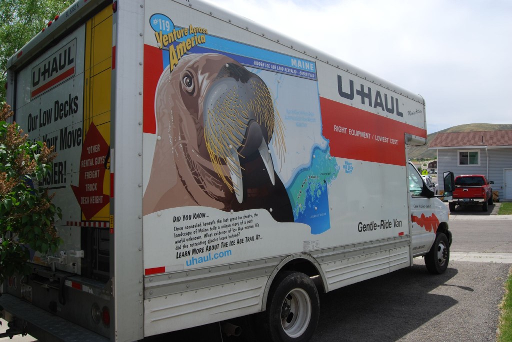 Two Texas women believed to be connected to a Queens narcotics ring were arrested after police found $4.2 million in cocaine inside a U-Haul truck, like the one pictured.
