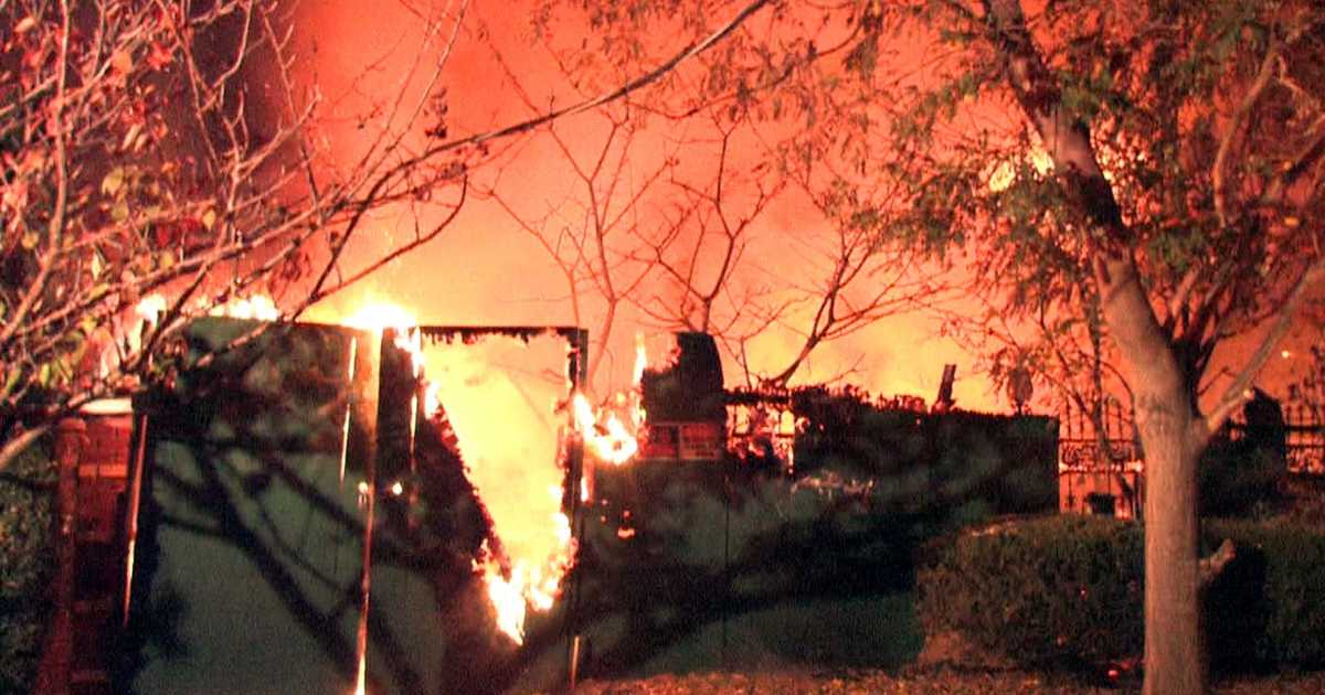 Moments after a home burst into flames near the corner of 112th Street and 69th Avenue in Forest Hills.