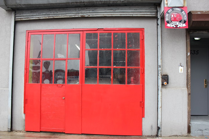 The brightly colored red doors of Bridge and Tunnel Brewery on Decatur St. will welcome guests during Saturday's grand opening. 