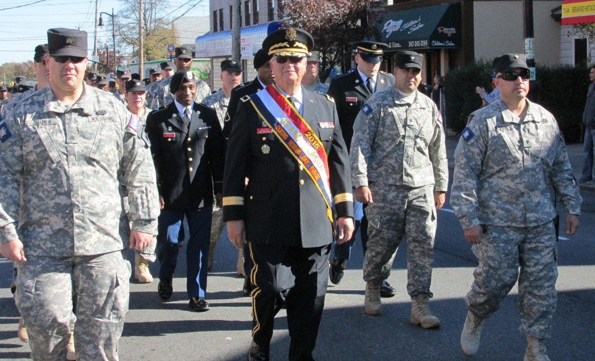 Those who served in defense of the nation were honored at the Queens Veterans Day Parade in Middle Village Sunday afternoon.