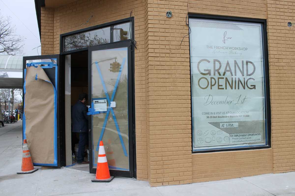 Although the French Workshop is set to open in early December, renovations are still taking place.