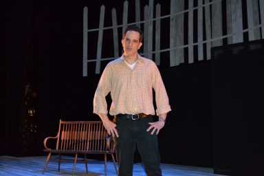 Michael Gentile, an actor from Middle Village is getting ready to play two roles in the Queens Theatre's production of "To Kill a Mockingbird."