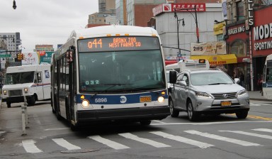 The Q44 bus route runs from Flushing into the Bronx.