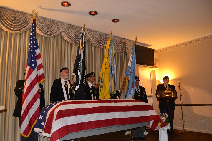 Russel Platt was set to receive a proper veteran's burial like the one pictured above until it was found he was already buried on Hart Island.
