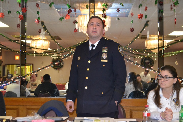 Captain Mark Wachter, commanding officer of the 104th Precinct, announced the closure of another illegal massage parlor on Myrtle Avenue during the 104th Precinct Community Council meeting on Tuesday night.