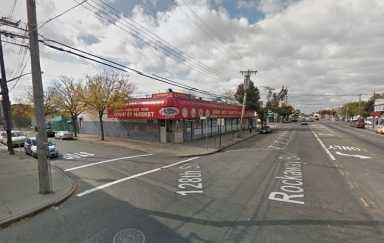 A dog was killed and two men injured in an apparent police-involved shooting in South Ozone Park Wednesday morning.
