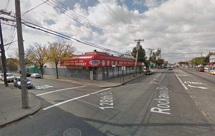 A dog was killed and two men injured in an apparent police-involved shooting in South Ozone Park Wednesday morning.