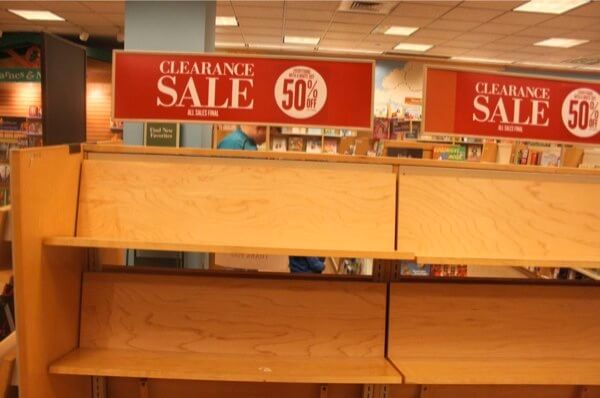 Barnes & Noble closes next week