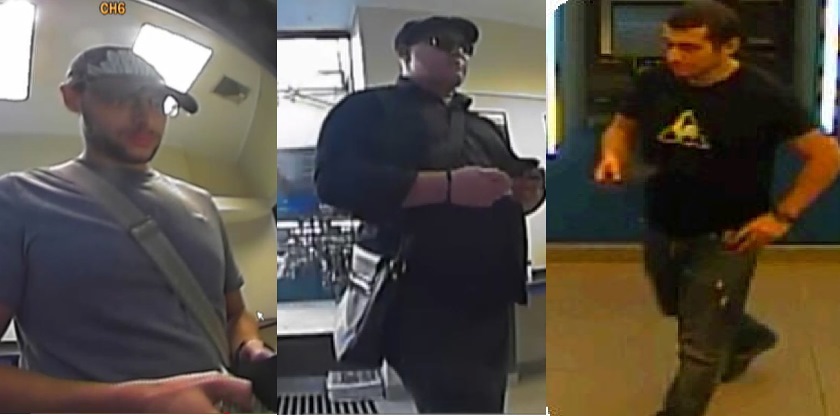These three men are wanted in connection to 39 grand larcenies connected to a northeast Queens ATM scam.