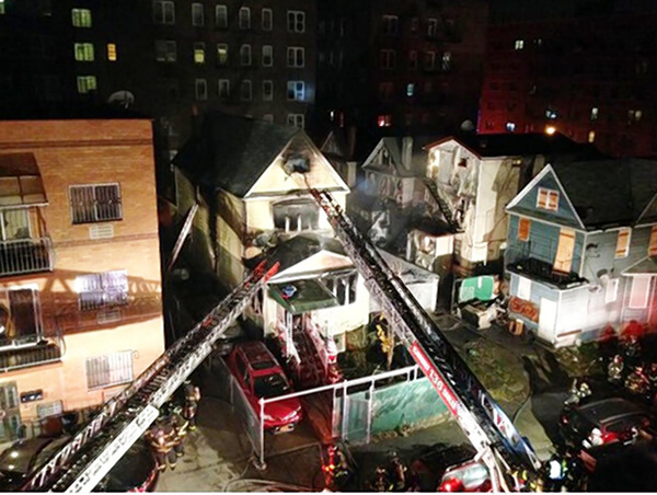 Elmhurst fire injures nine, one critically; FDNY