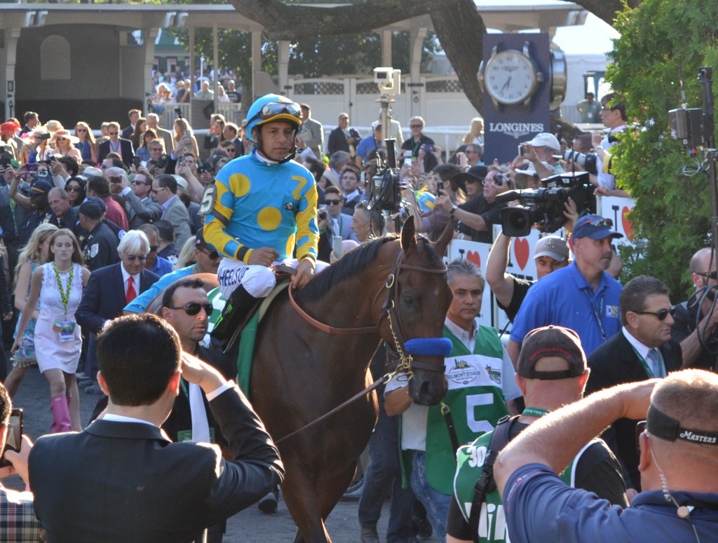 The New York Racing Association had a banner 2015 highlighted by American Pharoah (pictured with jockey Victor Espinoza) winning racing's Triple Crown before a crowd of 90,000 at Belmont Park on June 6.