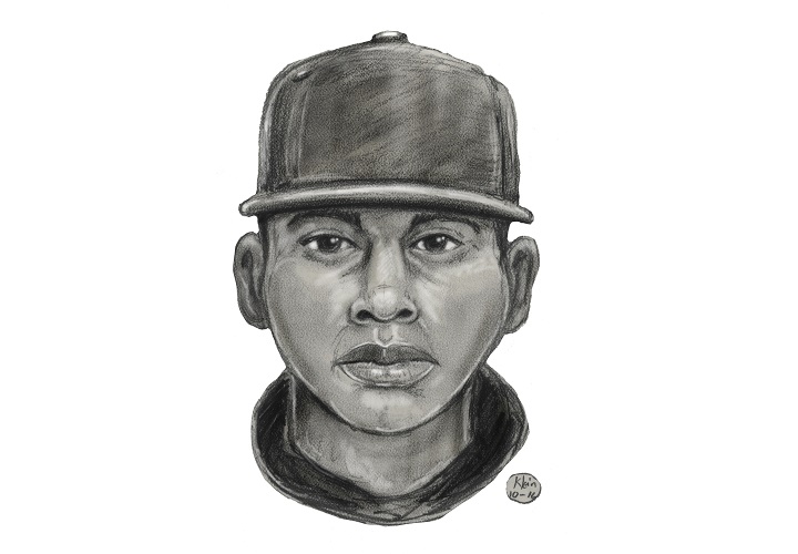 The NYPD is searching for this man, wanted for following a woman then threatening her with a knife in Woodhaven earlier this month.