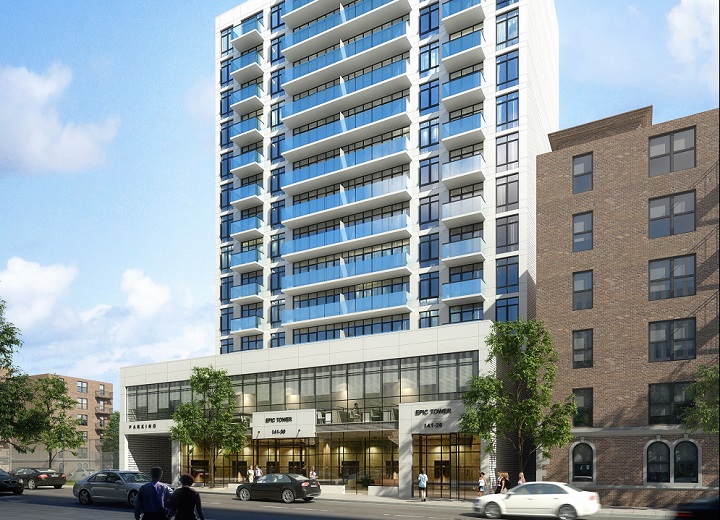 The new structure will have a modern design and large glass windows.