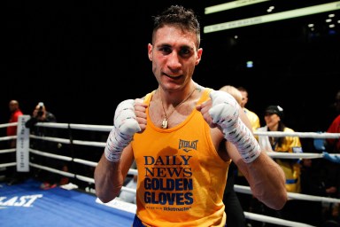 Stylianos Kalamaras, 25, of Bayside won his first Light Heavyweight Golden Gloves championship last year during the 88th annual tournament.