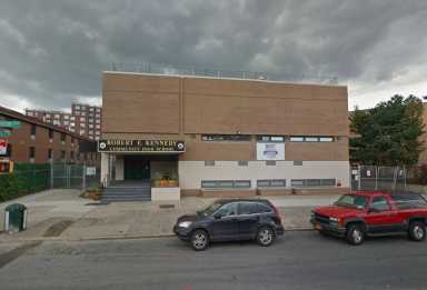 Romero reportedly works as a janitor at Robert F. Kennedy Community High School.