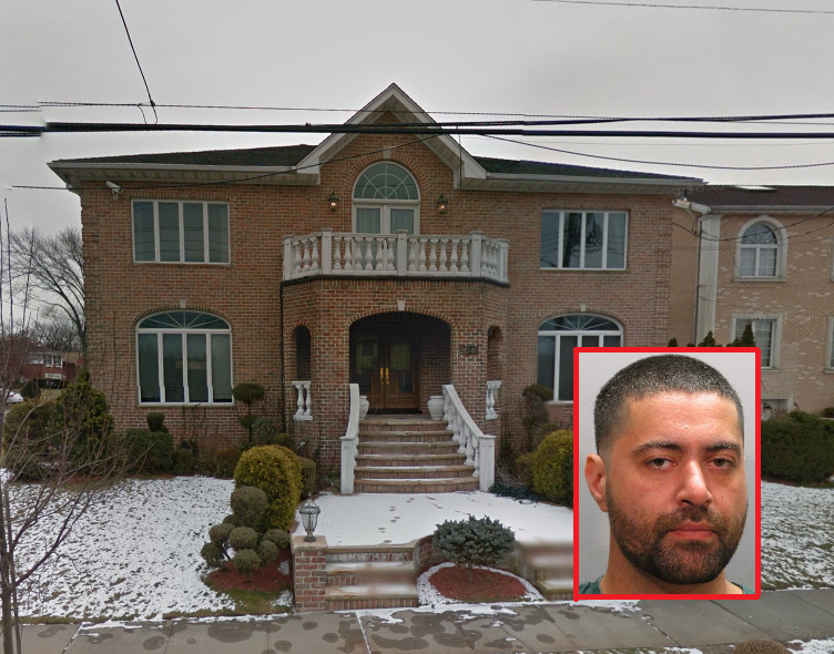 Cucchiara (inset in a 2012 photo) murdered his mother in a home he previously shared with his parents in Bayside.