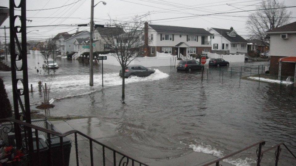 The Feb. 8 to 9 coastal storm that hit New York City brought flooding to Howard Beach and the Rockaways.