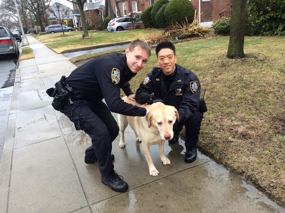 Police Officer Daniel Foran and Police Officer Daniel H. Kim of the 111th Precinct