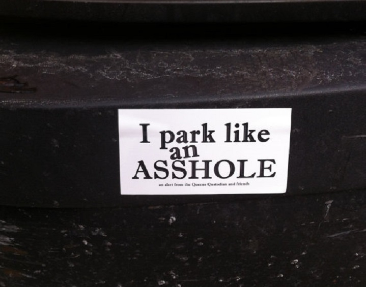 i park like an asshole