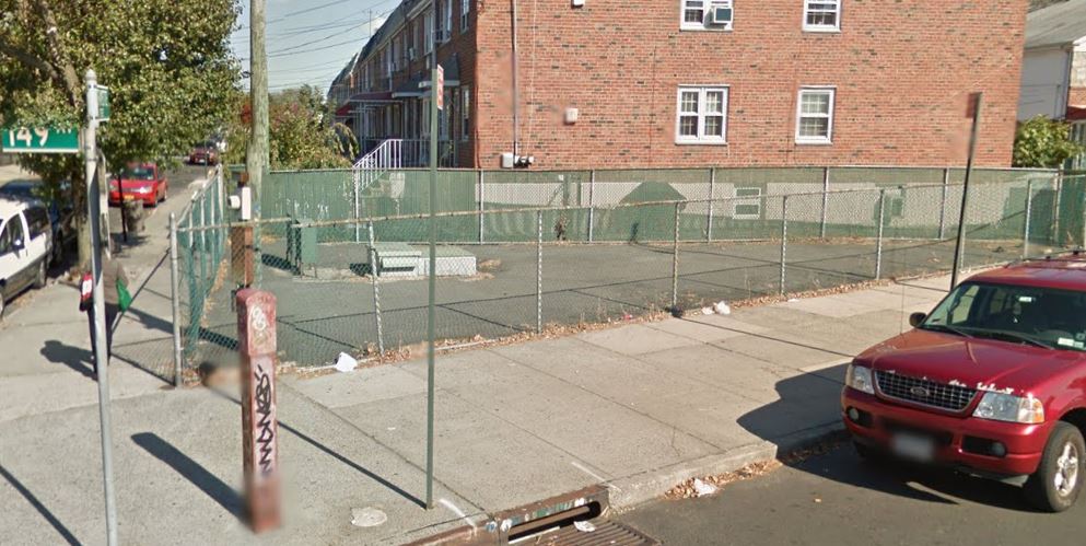 The corner lot owned by Verizon at the corner of Lafayette Street and 149th Avenue in Ozone Park.