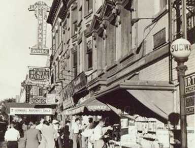 Queens Main Street and Roosevelt Avenue in 1935
