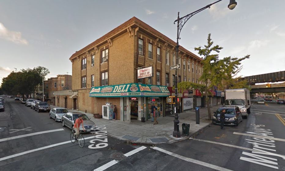 A suspect in last week's robbery of this deli in Glendale on the morning of March 16.
