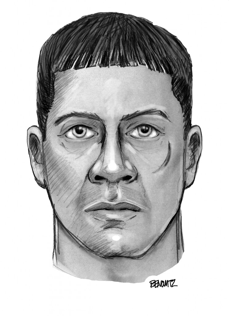 The full sketch of the suspect