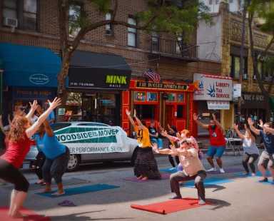 Woodside on the Move yoga