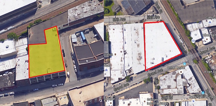 Two Maspeth warehouses web
