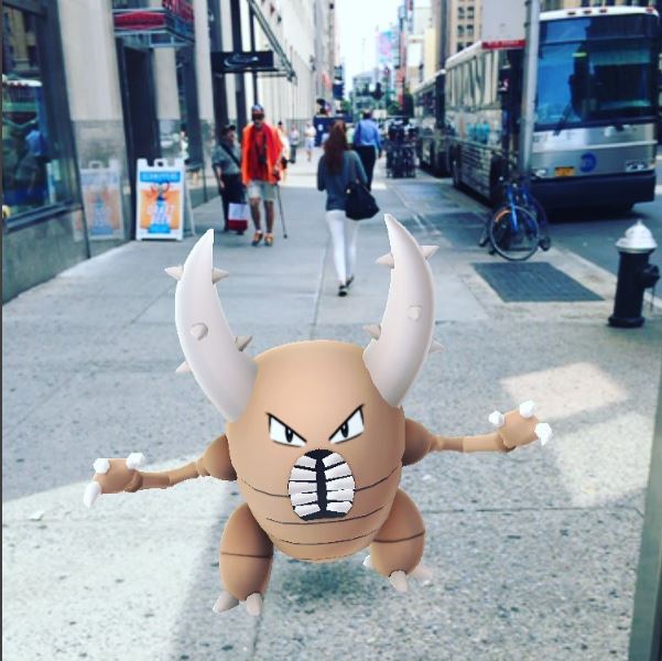 pokemon on the street