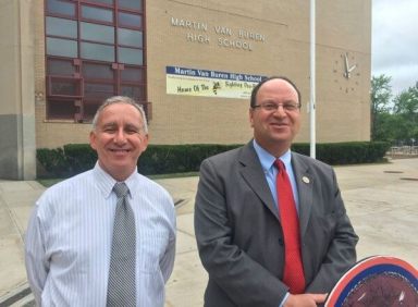 Grodenchik completes visits to schools in his district