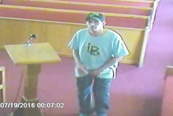 Suspect sought in Corona church break-in