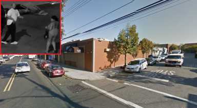 The two suspects wanted for recently firing shots near this Richmond Hill nightclub.