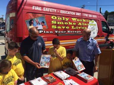 Fire safety meeting FDNY Twitter web