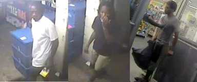 Three robbery suspects