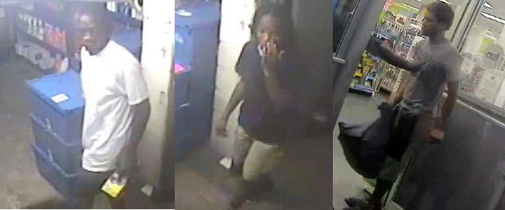 Three robbery suspects