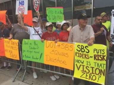 Woodhaven residents rally against Select Bus Service