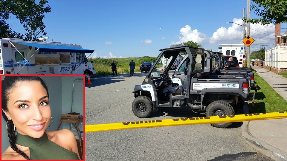Police presence continues to be heavy near the marshlands in Howard Beach where Karina Vetrano was found murdered earlier this week.