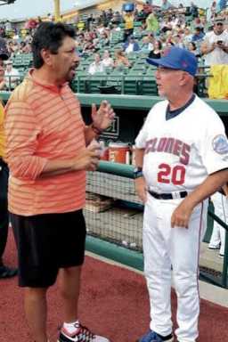 Jesse Orosco and his mentor cross paths again