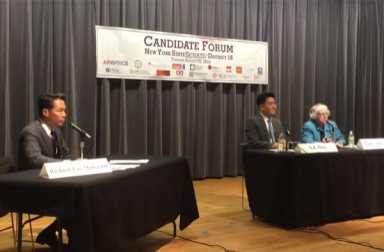 Stavisky, Jung debate issues in Dem primary race