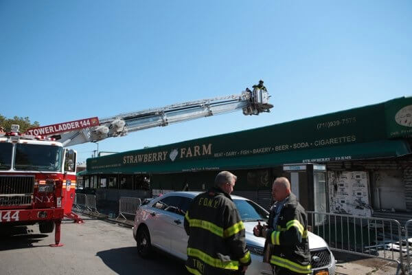 Fire destroys Whitestone market, two other businesses