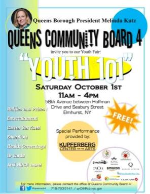 Community Board 4 holds its first youth fair
