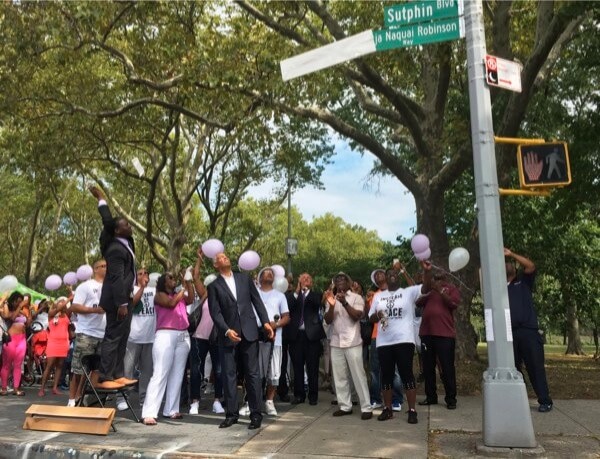 Street renamed for D’Aja Robinson